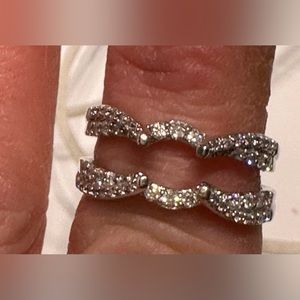 Kay size 7 white gold ring enhancer